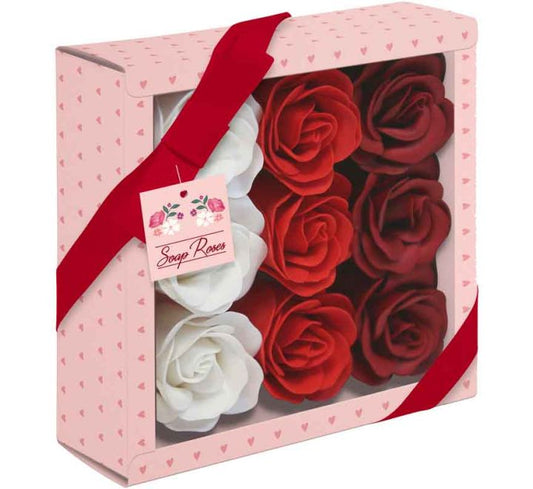 RED SOAP ROSES GIFT BOX