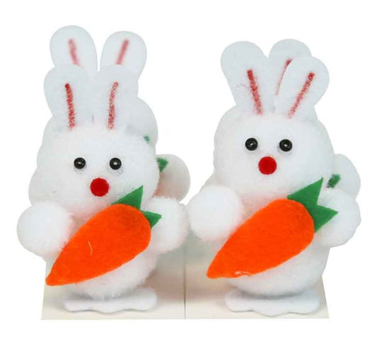 4PK BUNNYS WITH CARROT