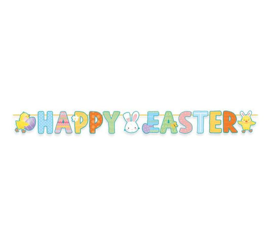 HAPPY EASTER DIE CUT BANNER