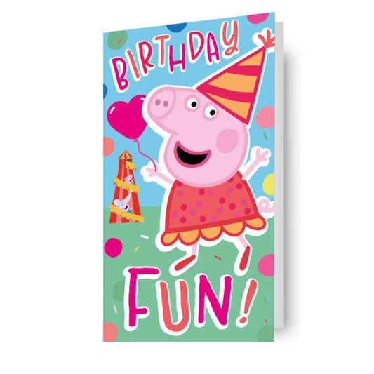 Peppa Pig Sticker Birthday Card