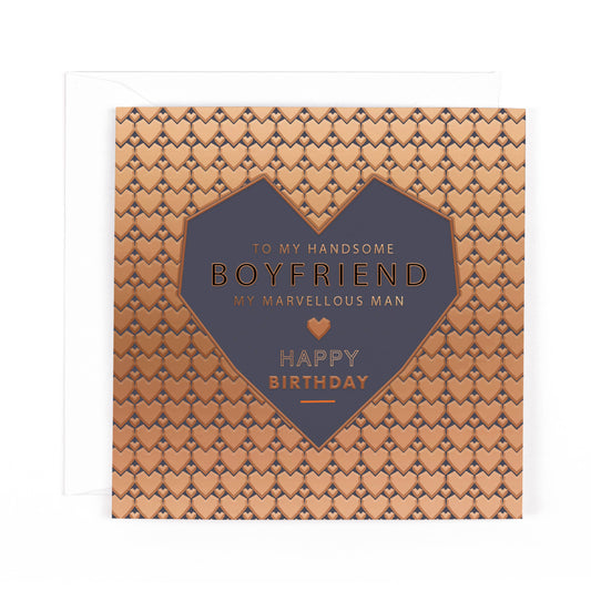 Pocket Square Boyfriend Birthday Card