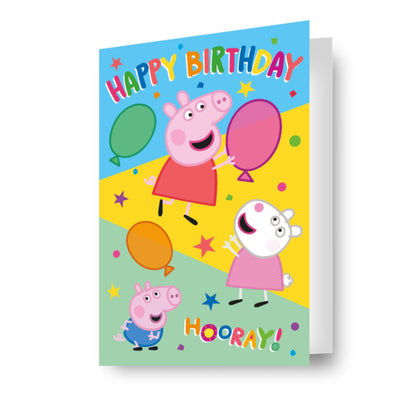 Peppa Pig Jigsaw Puzzle Birthday Card