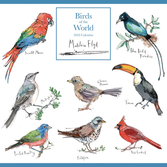Madeleine Floyd, Birds Of The World (Pfp) Wall Calendar 2024