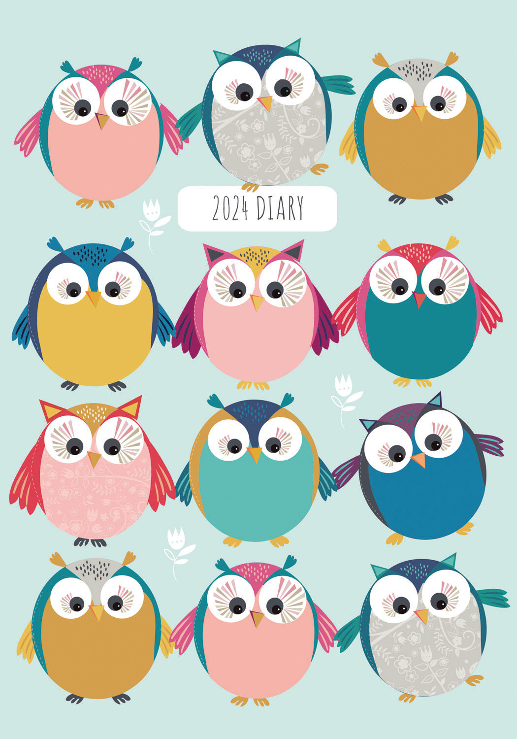 Fashion Diary Owls A5 Diary 2024