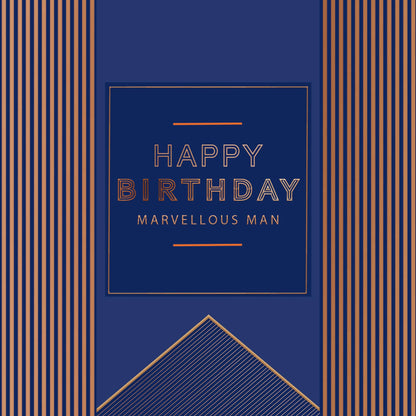 Pocket Square Happy Birthday Card