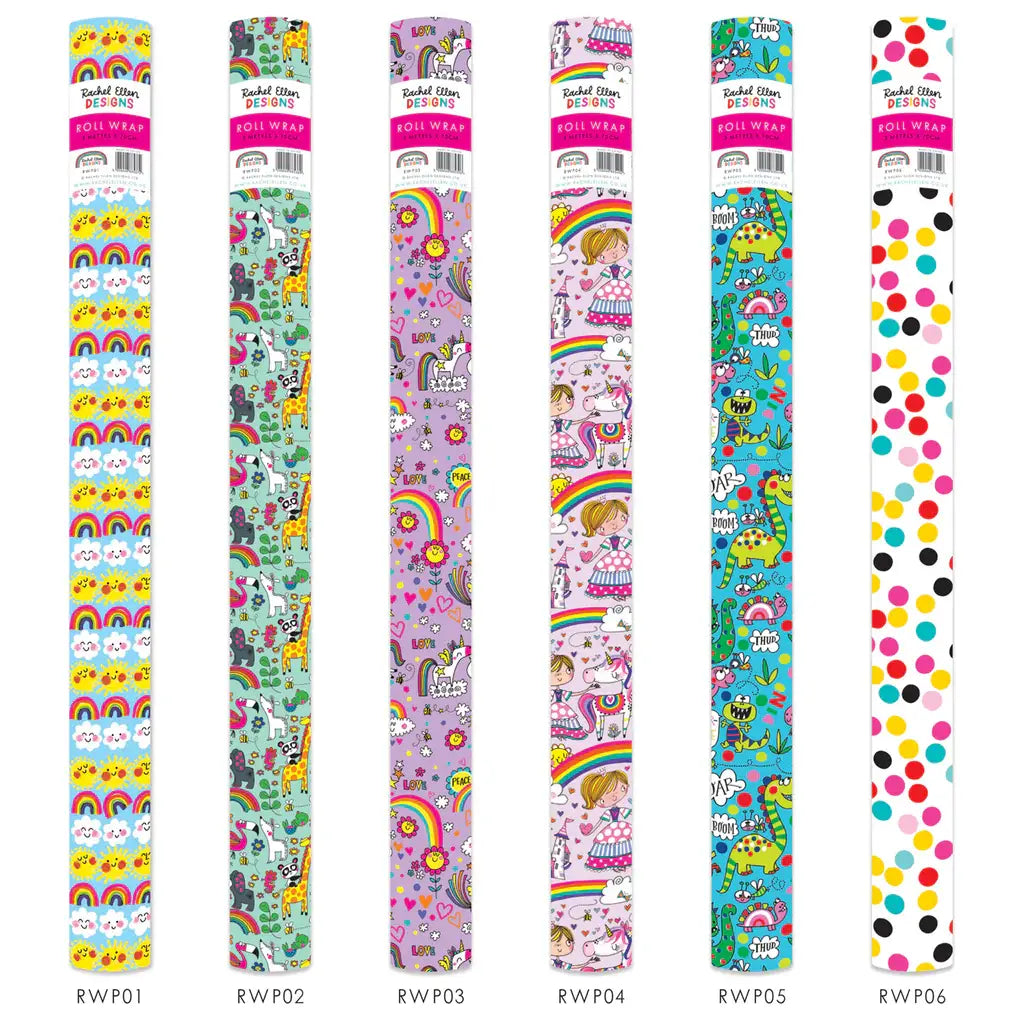 Mixed Roll Wrap Bin - 6 Designs