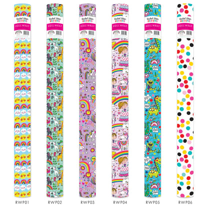 Mixed Roll Wrap Bin - 6 Designs