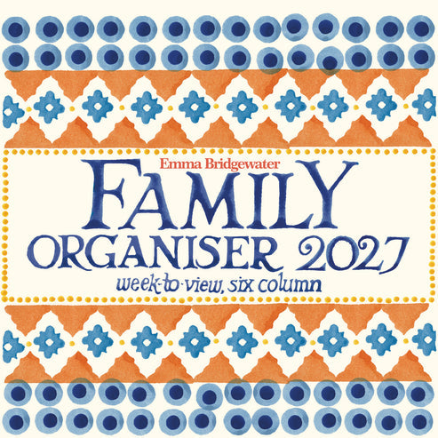 Emma Bridgewater Sponged WT Planner Wall Calendar 2027