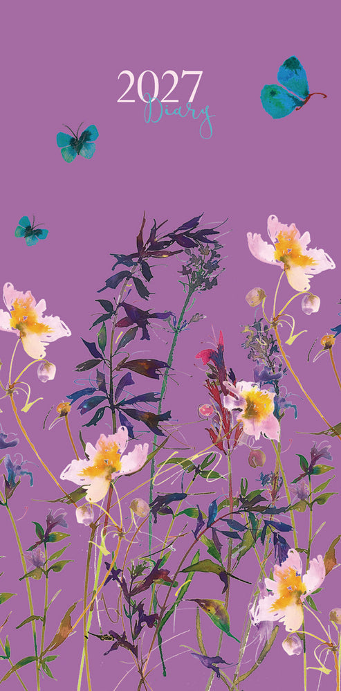 Fashion Diary Anemone Floral Slim Diary 2027