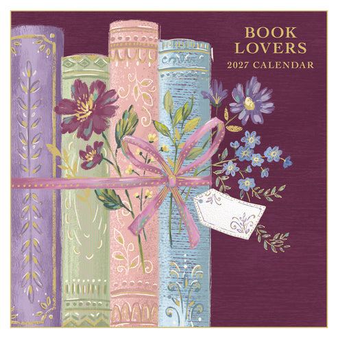 Book Lovers, Orchard Design Wall Calendar 2027