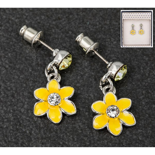 Equilibrium Radiant Daffodil Dangly Earrings
