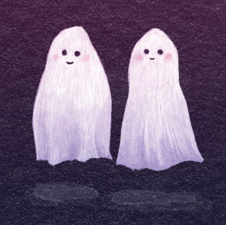 Me & You forever - Ghost love - valentines anniversary card