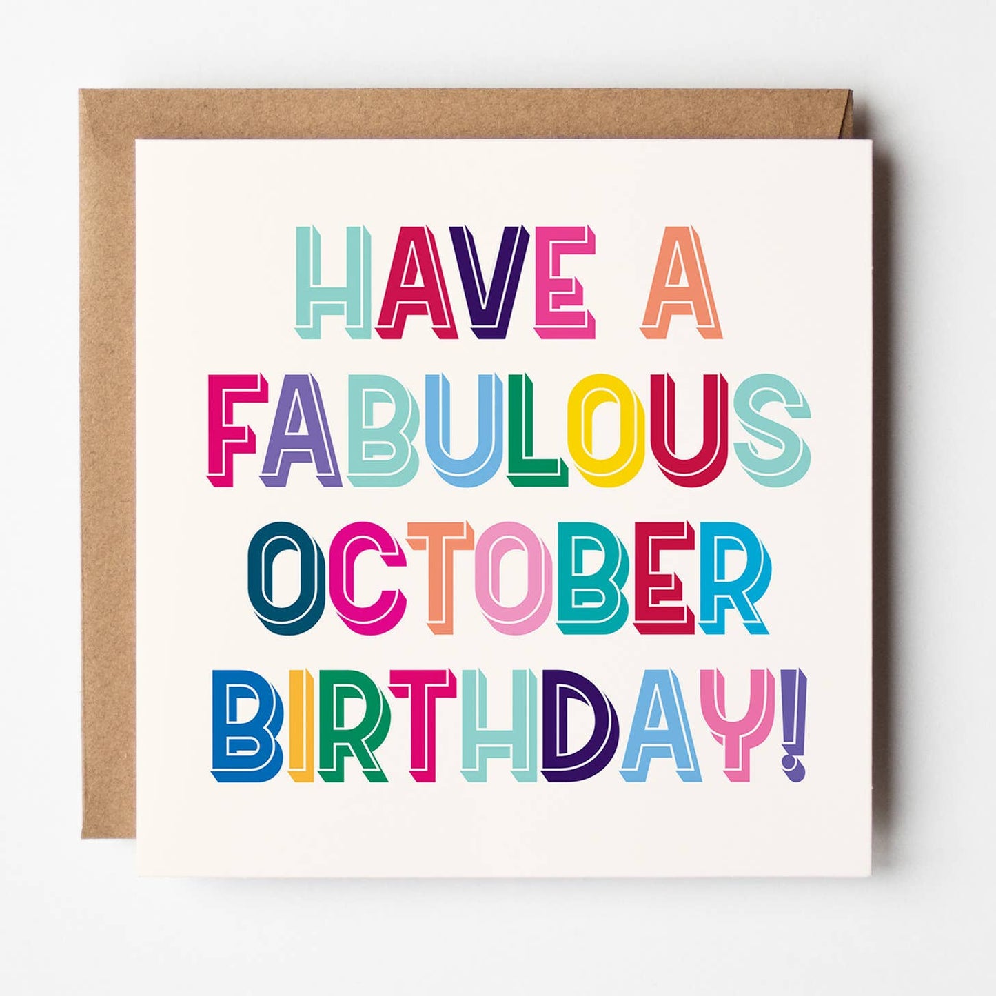 Month Of The Year - Fabulous Birthday Card