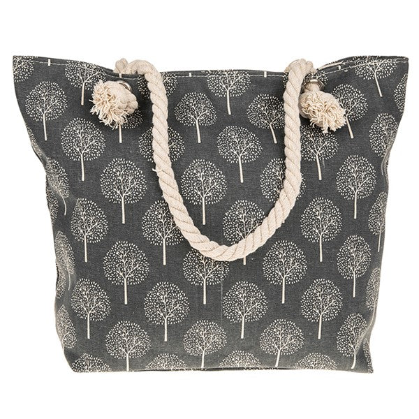 Tree of Life Tote Bag Grey