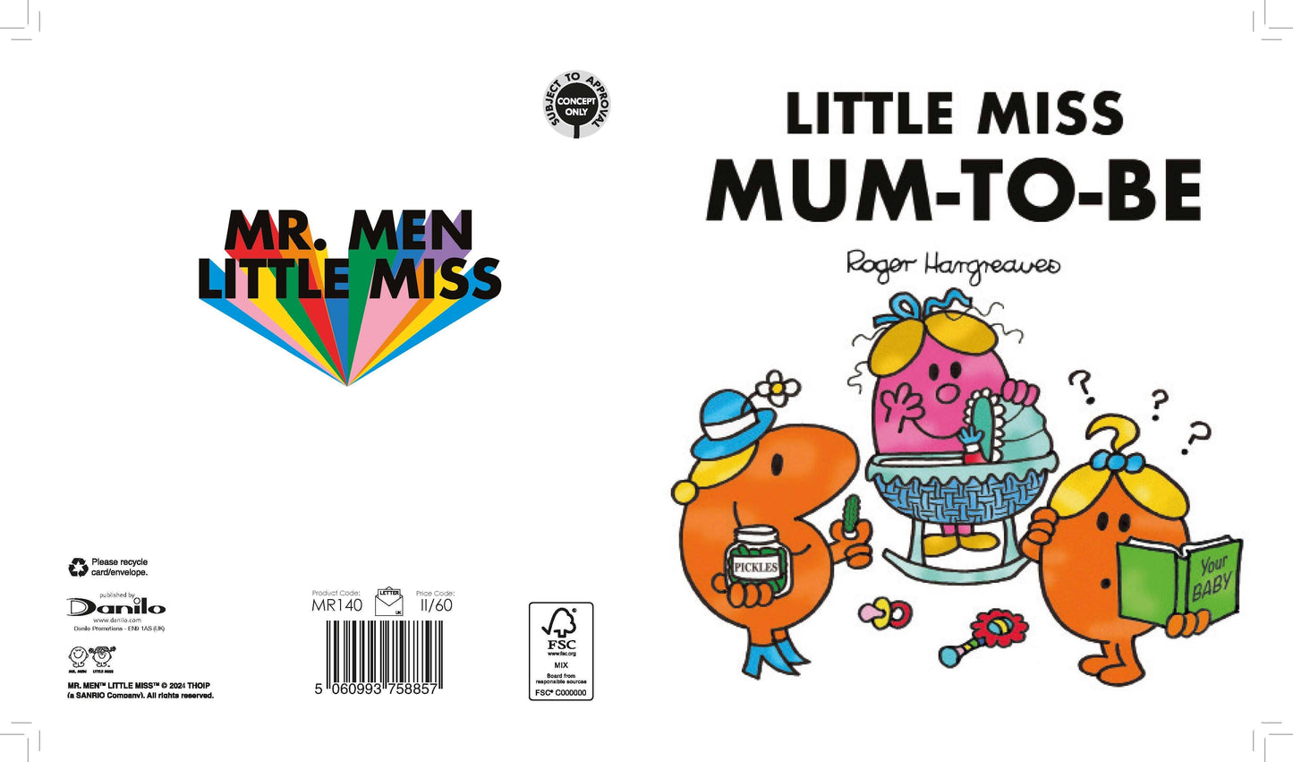 Mr Men & Little Miss New Baby Card