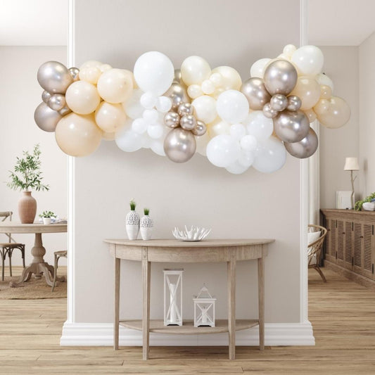 Chrome Nude 2m Latex Balloon Garland