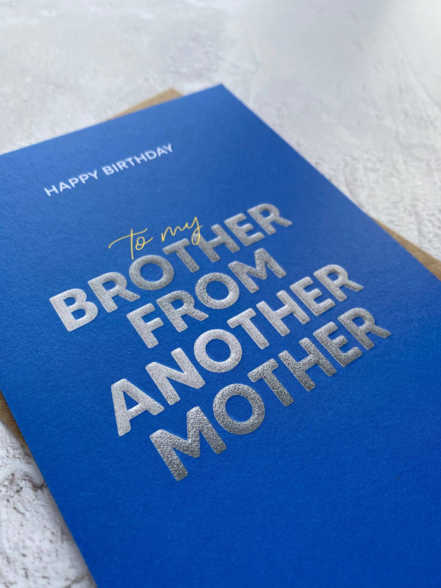 Happy Birthday Brother From Another Mother Birthday Card