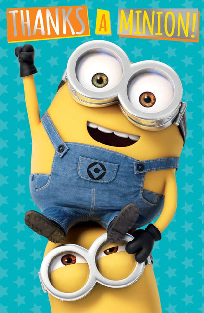 Despicable Me Minions 'Thanks A Minion' Thank You Card