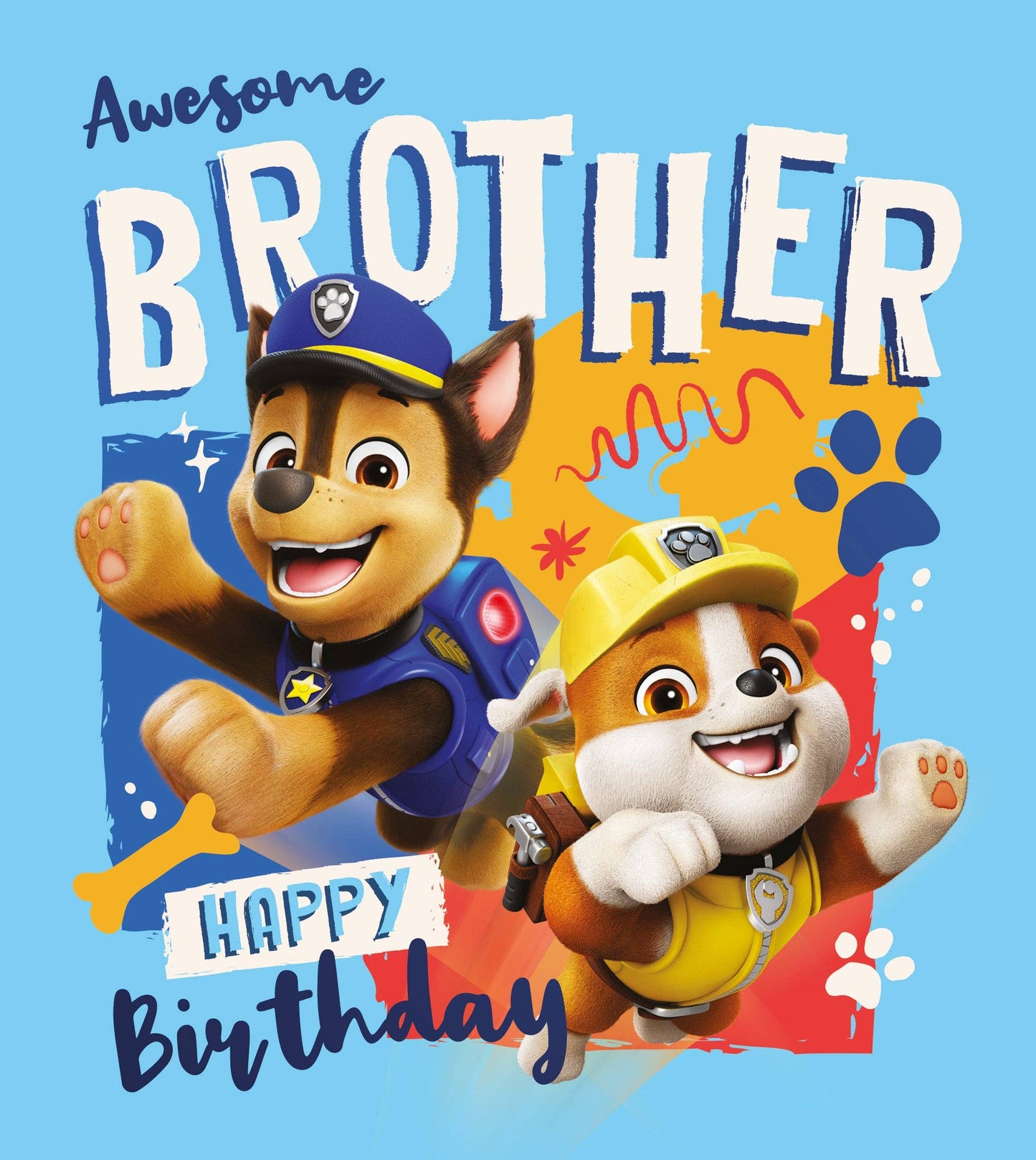 Paw Patrol Brother Birthday Card