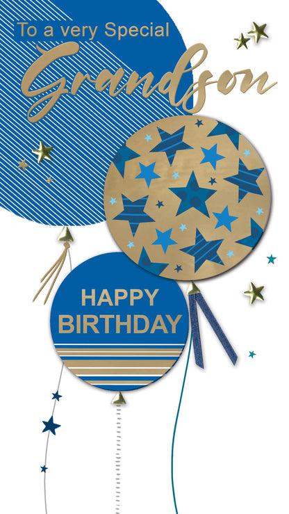 Grandson - Balloons - Champagne - Second Nature