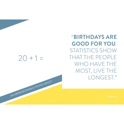 21: Adult-ish Now - Fun Age Quote Pocket Book