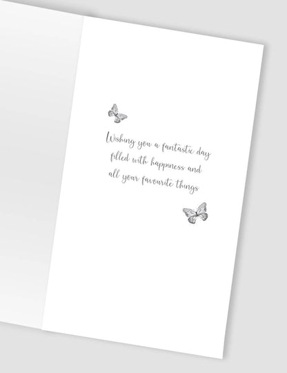 Niece - Flower With Gem Stem - Champagne - Second Nature