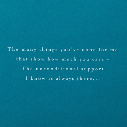 Birthday Card for Dad - Floral Design with Verse