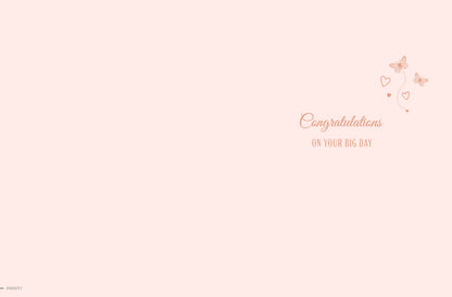 Wedding Card, Wedding, Mr & Mrs Hearts