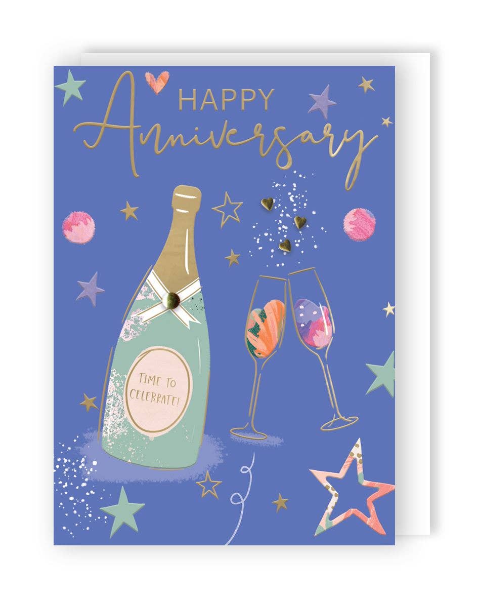 Anniversary - Champagne Flutes - Yours Truly - Second Nature