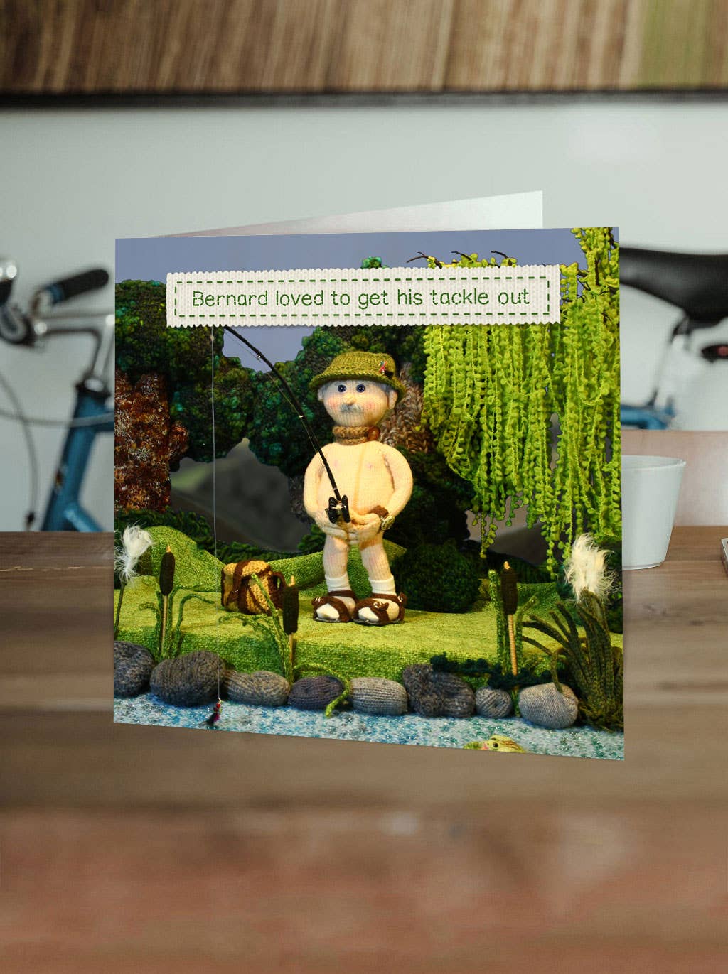 Funny Birthday Card - Tackle Out by Nudinits