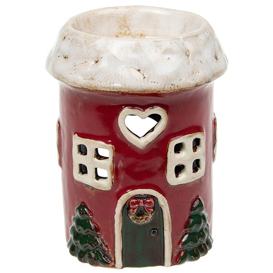Village Pottery Xmas Warmer Heart