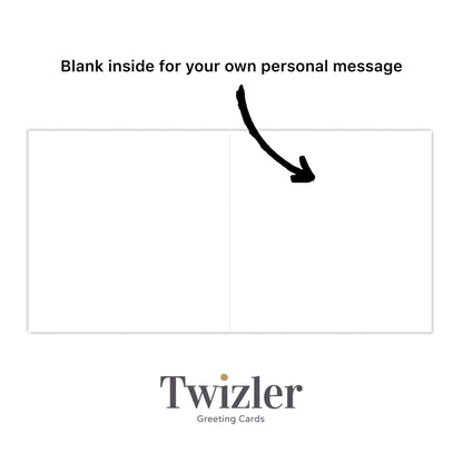 Safest Place to Stand - Funny Golf Card