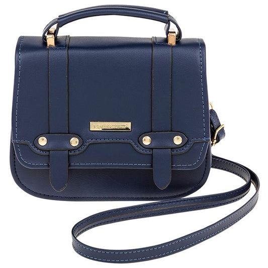 Modern Satchel Style Bag Navy