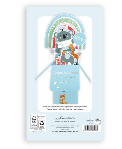 Baby Boy Koala - 3D Pop Up's Greeting Card - Second Nature