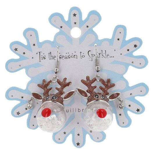 Xmas Novelty Earrings Reindeer