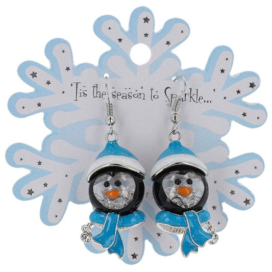 Xmas Novelty Earrings Penguin