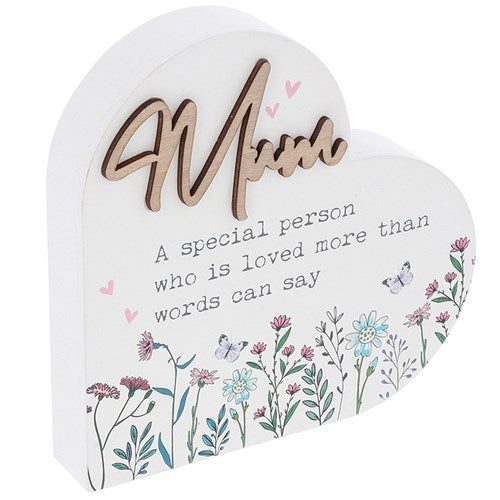 Sweet Meadow Standing Heart Mum