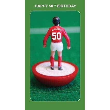 Subbuteo Age 50 Birthday Card