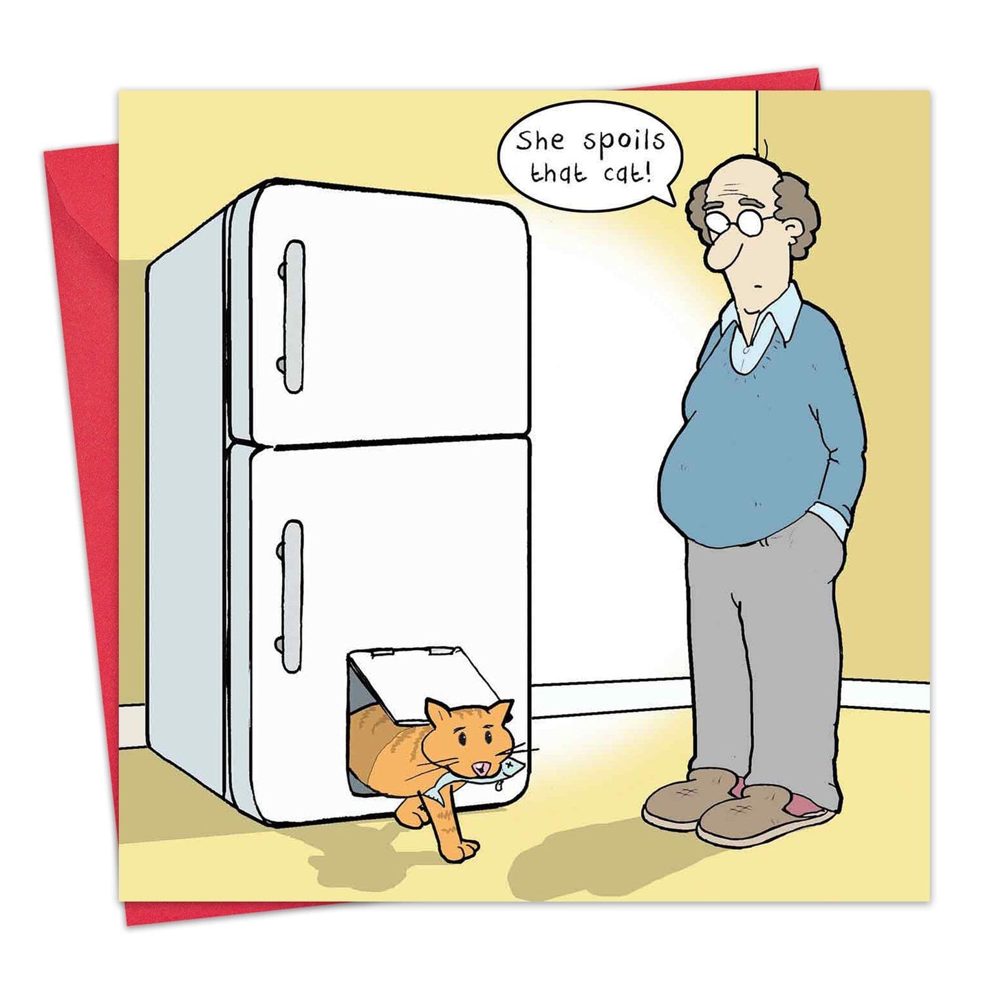 Spoil That Cat - Funny Cat Card