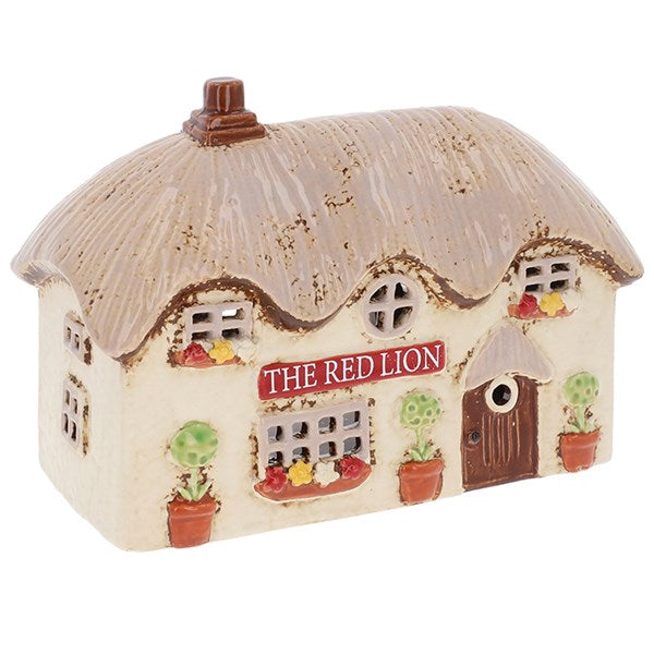 Village Pottery Red Lion Pub Tealight