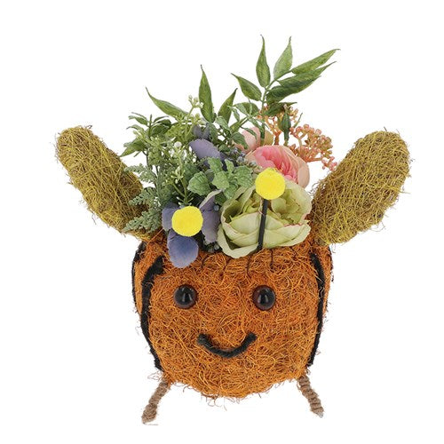 Cute Coir Planter Bee Large