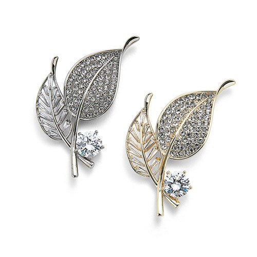 Magnetic Leaves Brooch