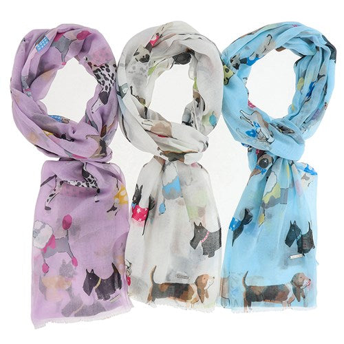 Dogs Galore Printed Scarf