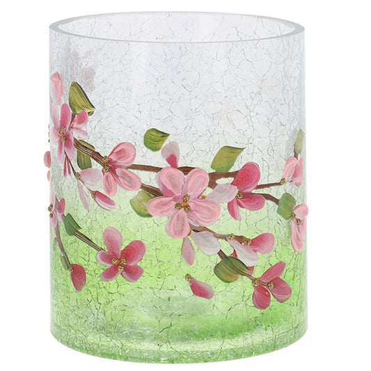 Crackle Blossom Tealight Large