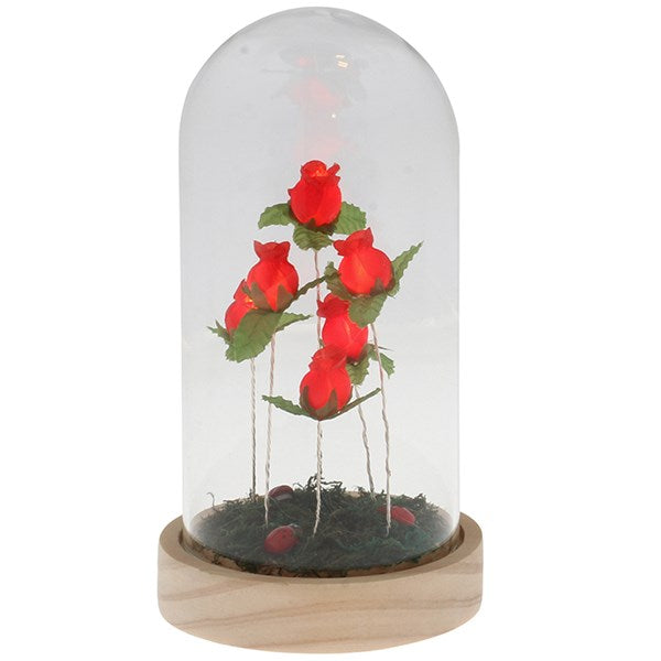 Rose Garden LED Dome Large Red