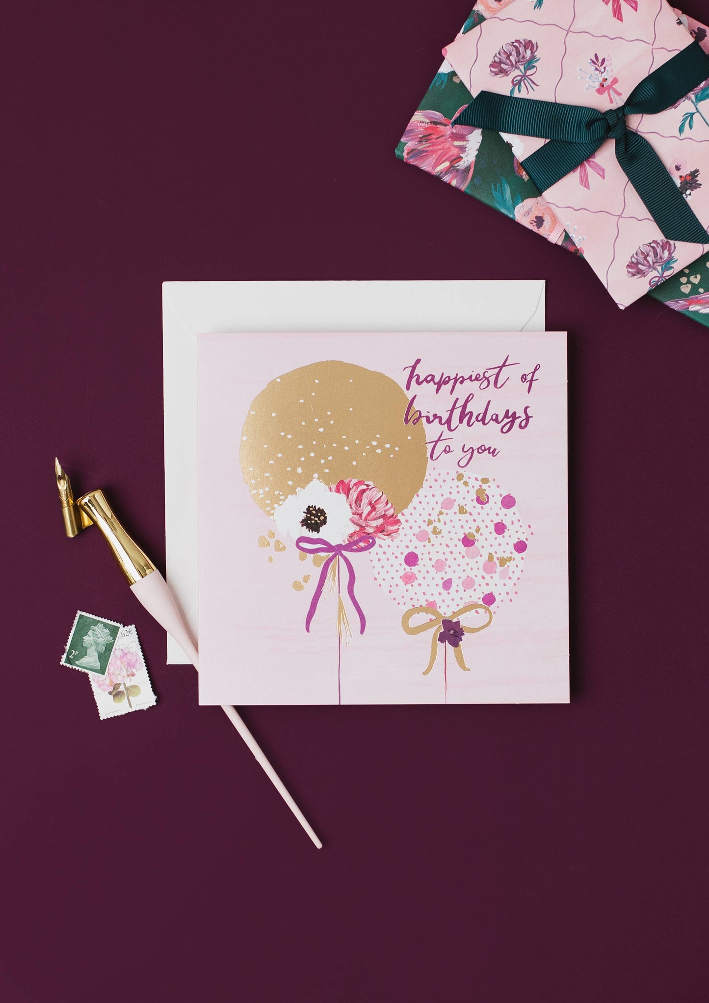 Maison Open Birthday Balloons Happy Birthday