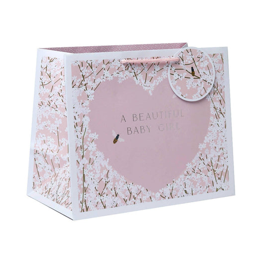 Gypsophila Heart Pink Tote Bag