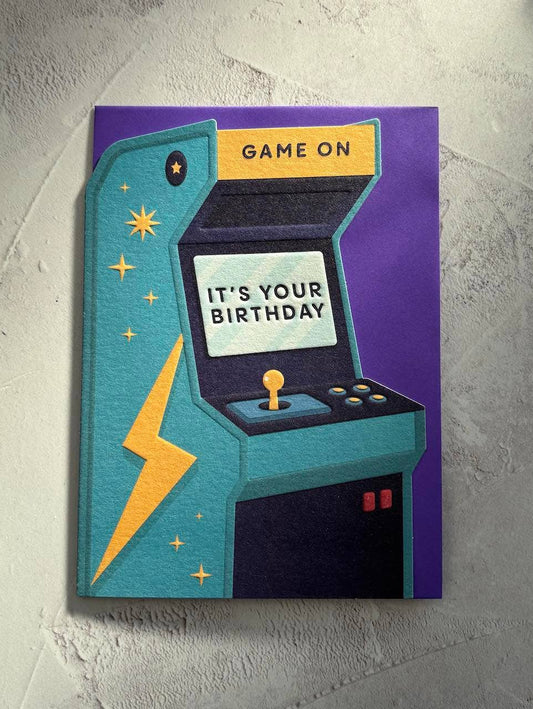 Arcade Game (birthday) Card