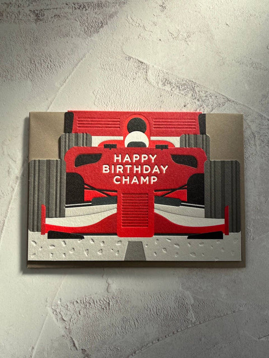 F1 Motorsport (birthday) Card