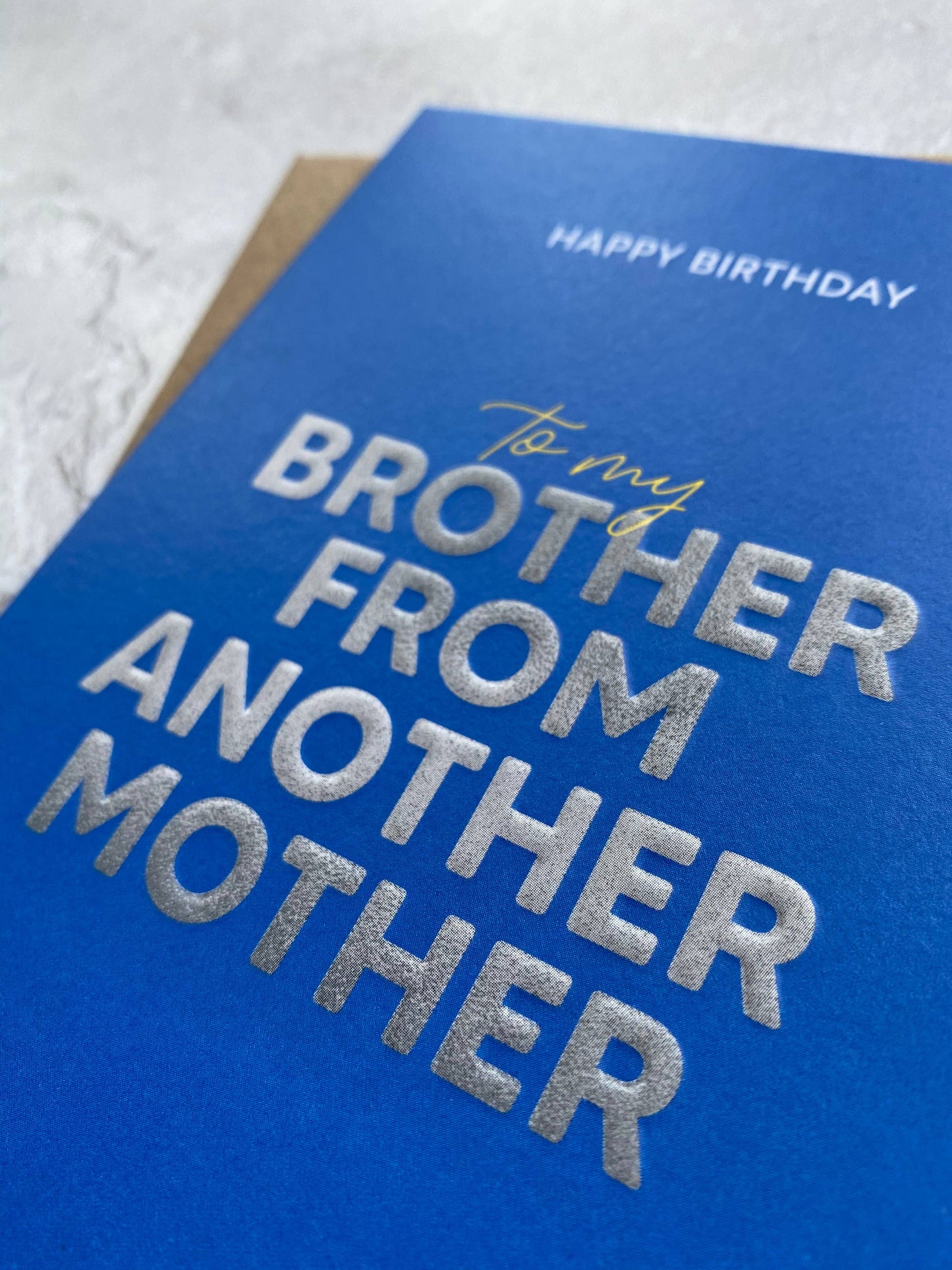 Happy Birthday Brother From Another Mother Birthday Card
